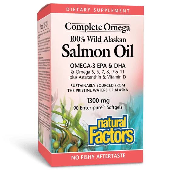 Natural Factors Complete Omega Wild Alaskan Salmon Oil