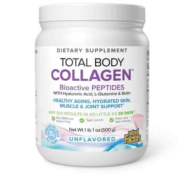 Natural Factors Total Body Collagen Bioactive Peptides Unflavored