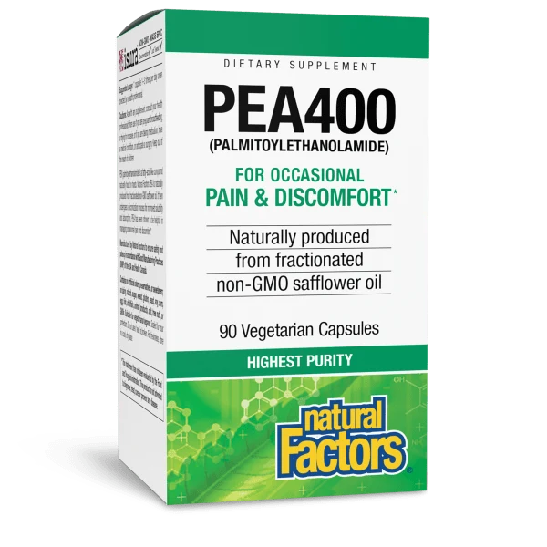 Natural Factors PEA 400 Palmitoylethanolamide 90ct