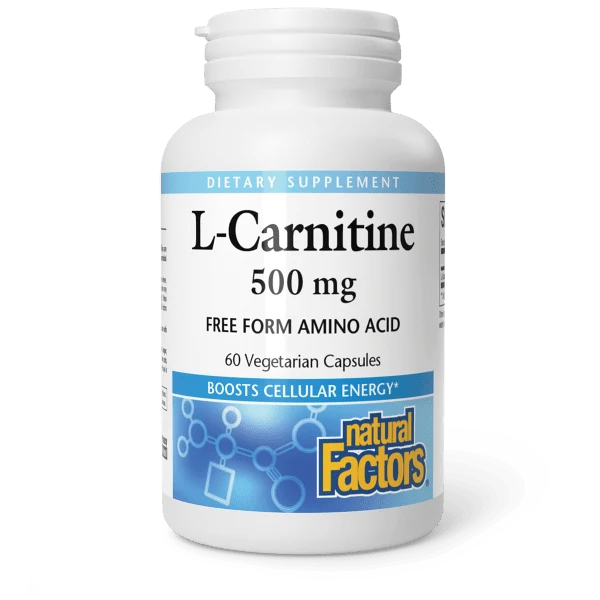 Natural Factors L Carnitine 500mg 60ct