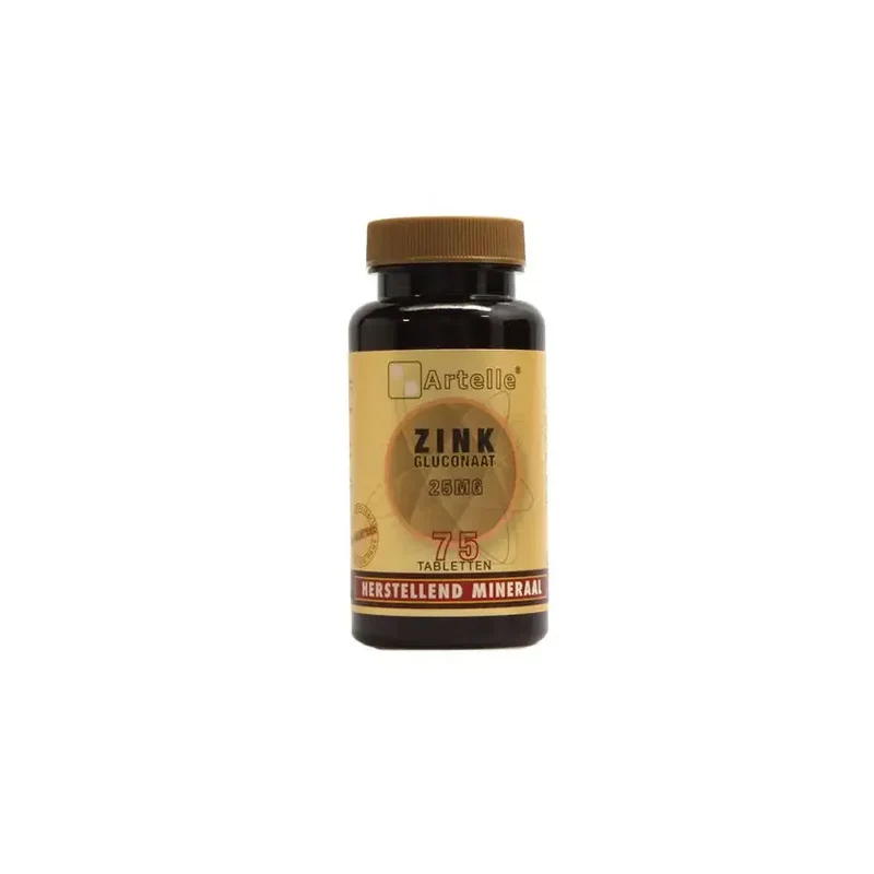 Artelle Zink gluconaat 25 mg 75 tabletten