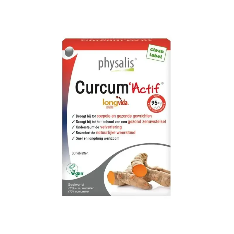 Physalis Curcum actif 30 tabletten