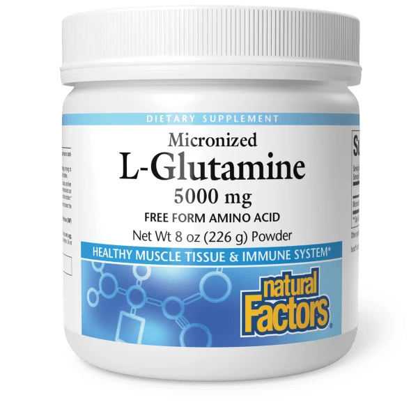Natural Factors L Glutamine Powder 5000 mg 8 oz