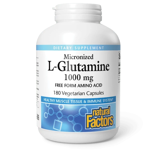 Natural Factors Micronized L Glutamine 1000mg