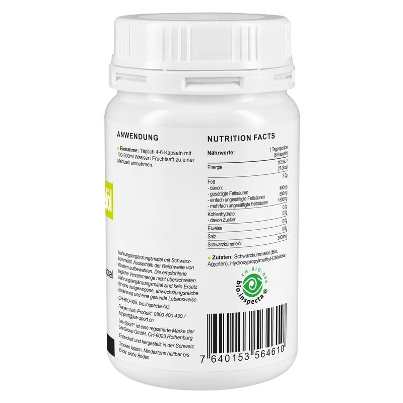 Bio Schwarzkümmelöl Kapseln