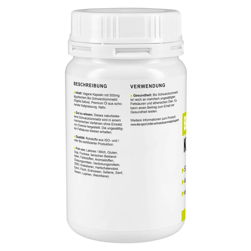 Bio Schwarzkümmelöl Kapseln