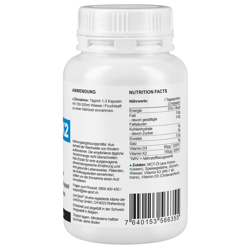 Vitamin D3 K2 Kapseln