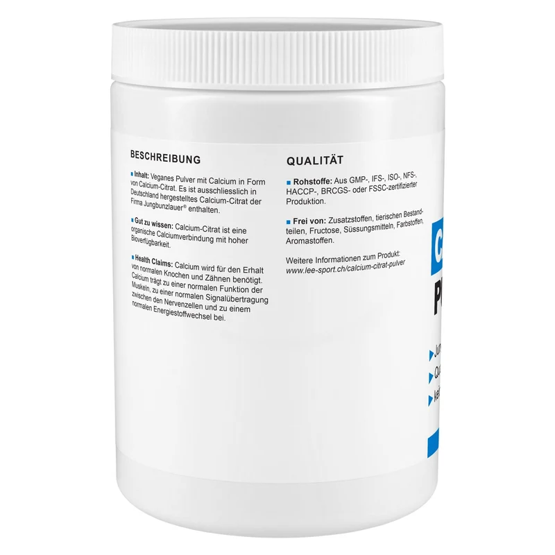 Calcium Citrat Pulver