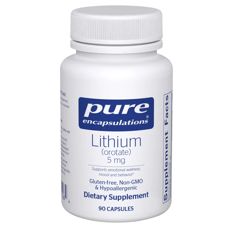 Pure Encapsulations Lithium 5mg 90ct