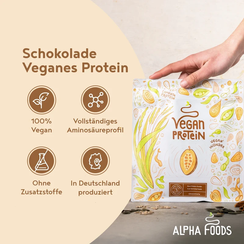 Vegan Protein - Schokolade 2x600g