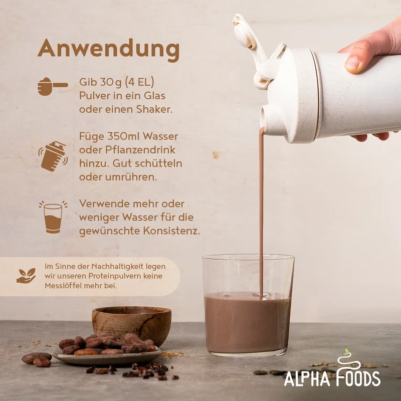 Vegan Protein - Schokolade 2x600g