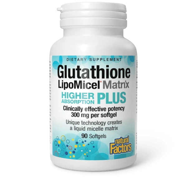 Natural Factors Glutathione Lipomicel Matrix 300Mg 90ct