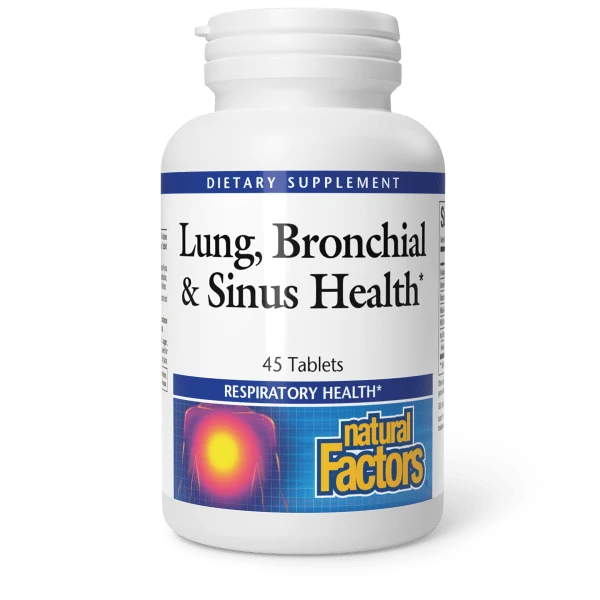 Natural Factors Lung Bronchial Sinus Health 45ct