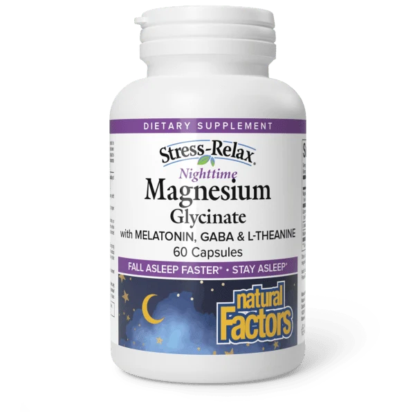 Natural Factors Nighttime Magnesium Glycinate 60ct