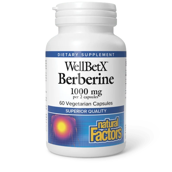 Natural Factors WellBetX Berberine 500 mg 60ct