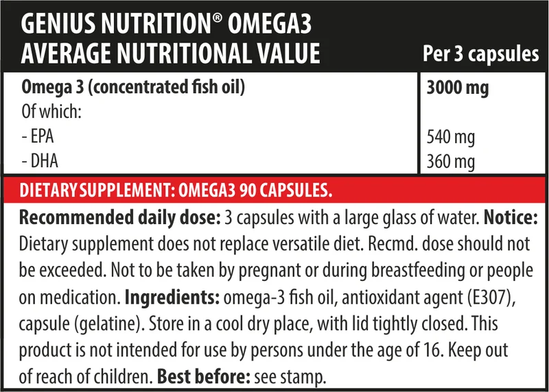 Omega-3 90softgels/30serv