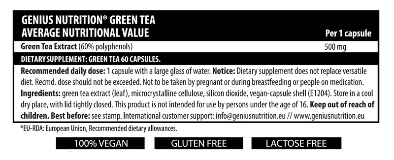 GREEN TEA 60caps/60serv