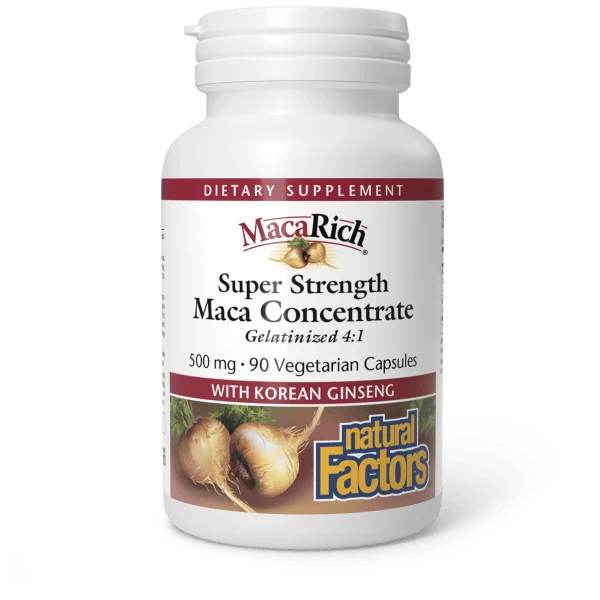 Natural Factors Macarich Super Strength Maca 500mg 90ct