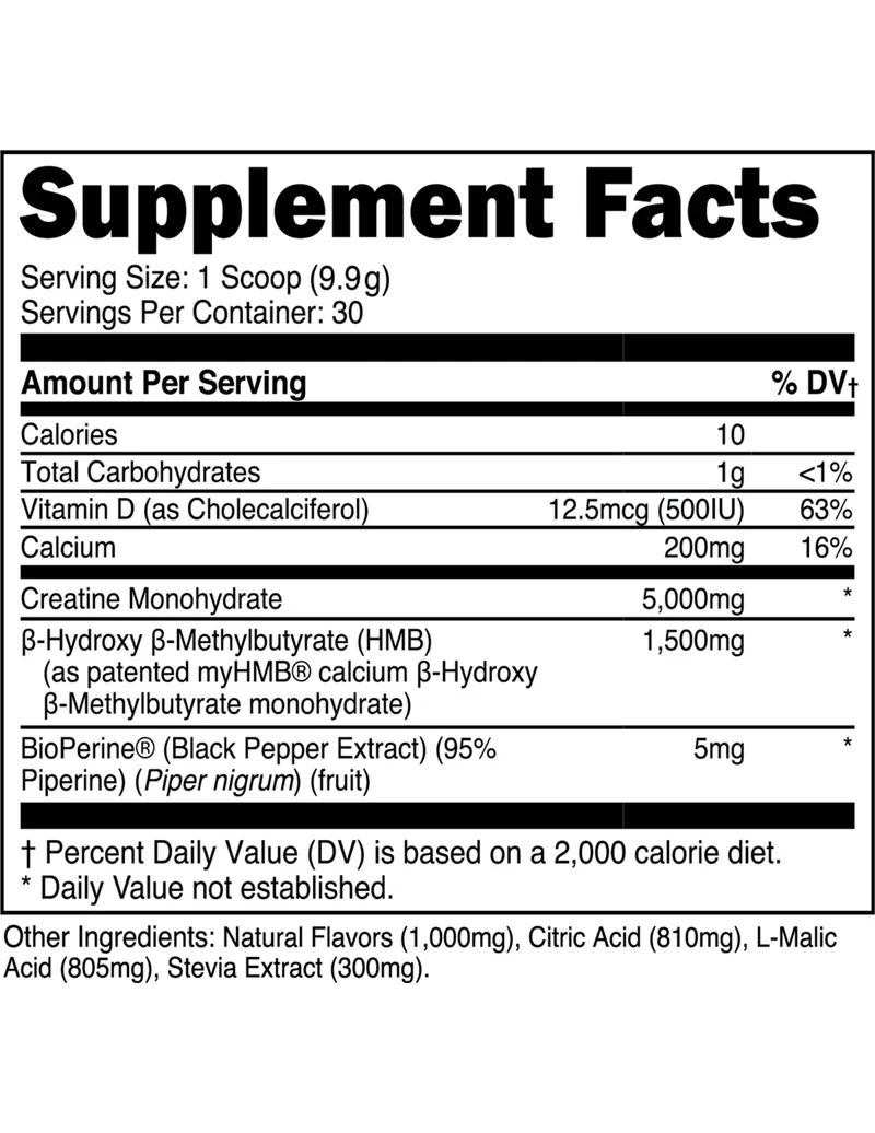 Transparent Labs Creatine HMB - Blue Raspberry