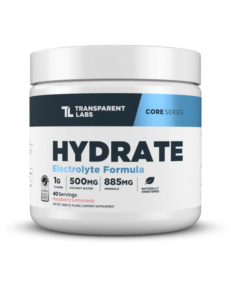 Transparent Labs Hydrate - Raspberry Lemonade