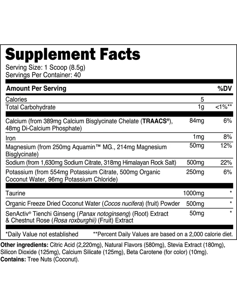 Transparent Labs Hydrate - Lemon Lime