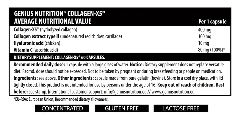 COLLAGEN-X5 60caps/60serv