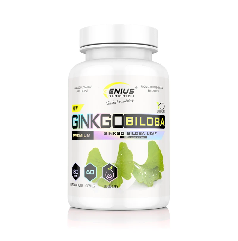 GINKGO BILOBA 60 liquid caps/60serv