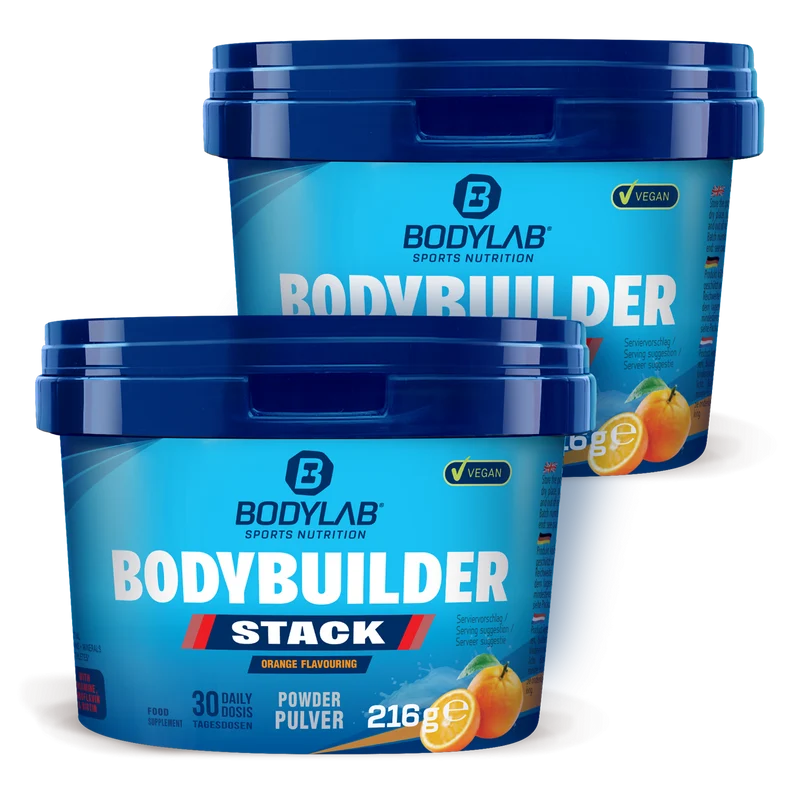 2 x Bodybuilder Stack Powder (elk 216g)