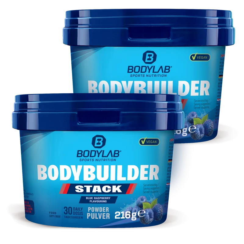2 x Bodybuilder Stack Powder (elk 216g)