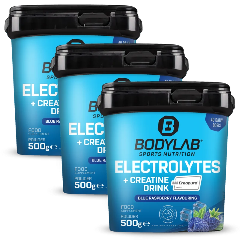 3 x Electrolytes + Creatine Drink (elk 500g)