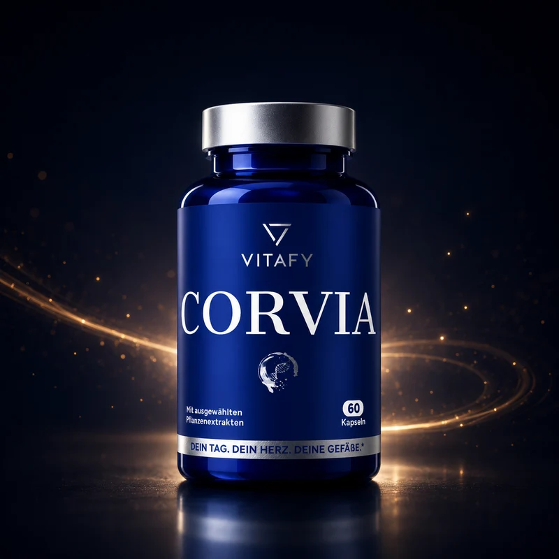 CORVIA - Herz Gefäß Komplex mit schwarzem Knoblauch (60 Kapseln)