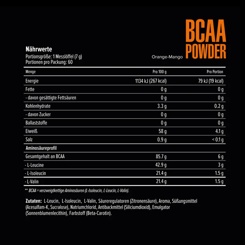 BCAA powder NEW