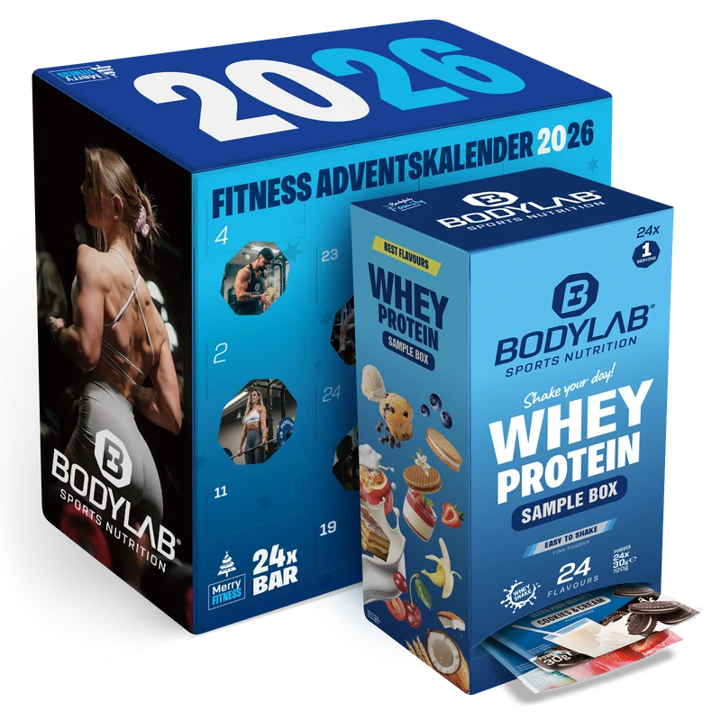 Onze BODYLAB Adventskalender in een gemengd dubbelpak