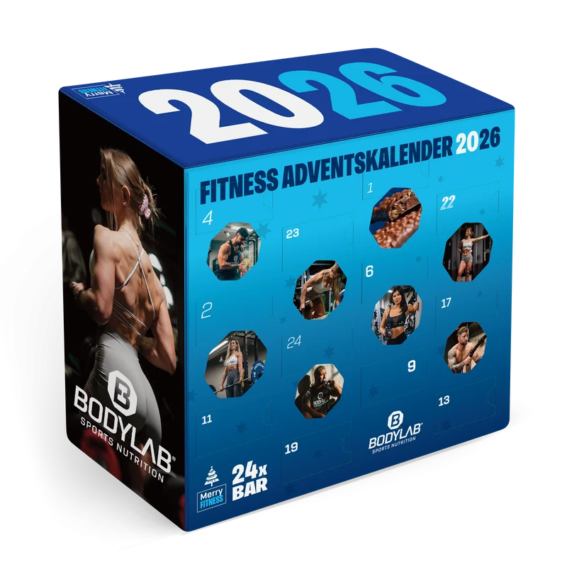 Onze BODYLAB Adventskalender in een gemengd dubbelpak