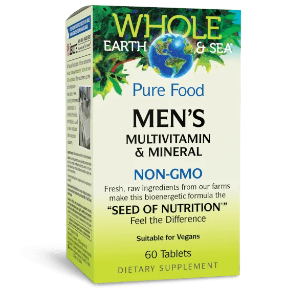 Whole Earth + Sea Mens Once A Day Multivitamin + Mineral 60ct