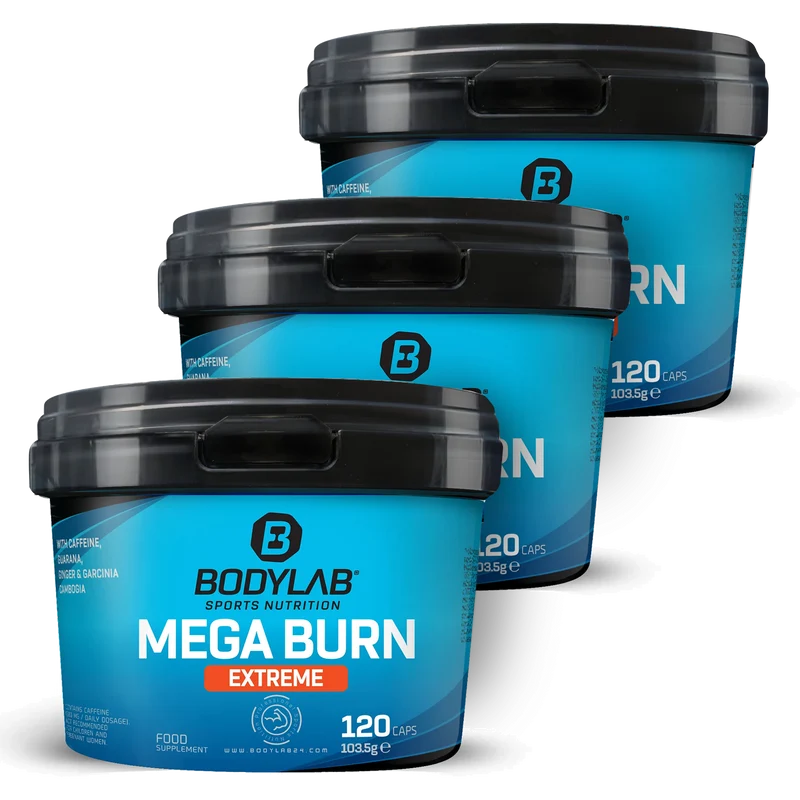3 x Mega Burn Extreme (elk 120 capsules)