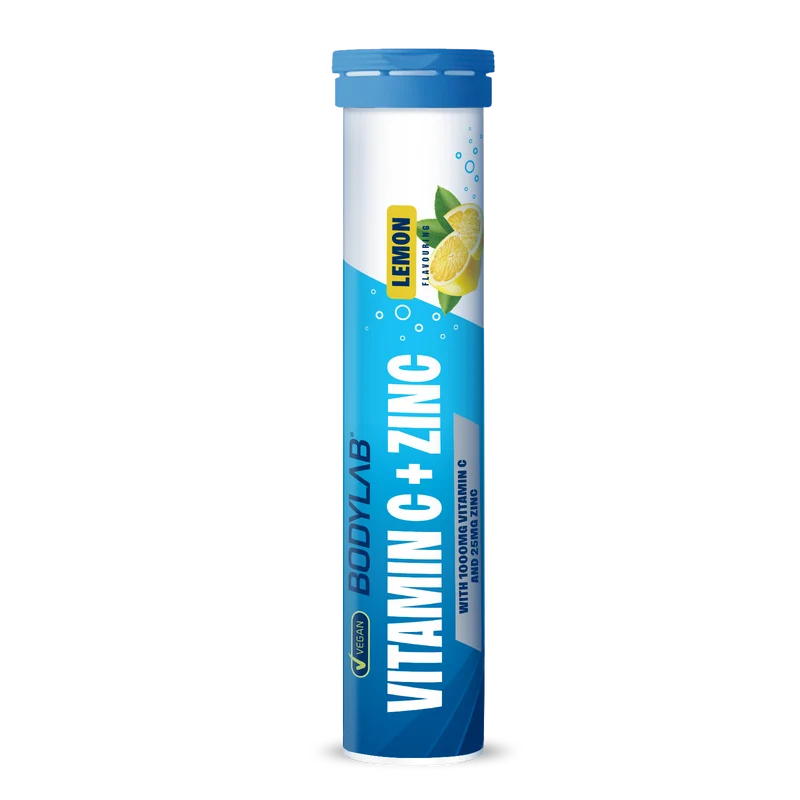 Vitamin C + Zinc - 6 x 20 bruistabletten - Lemon Flavouring