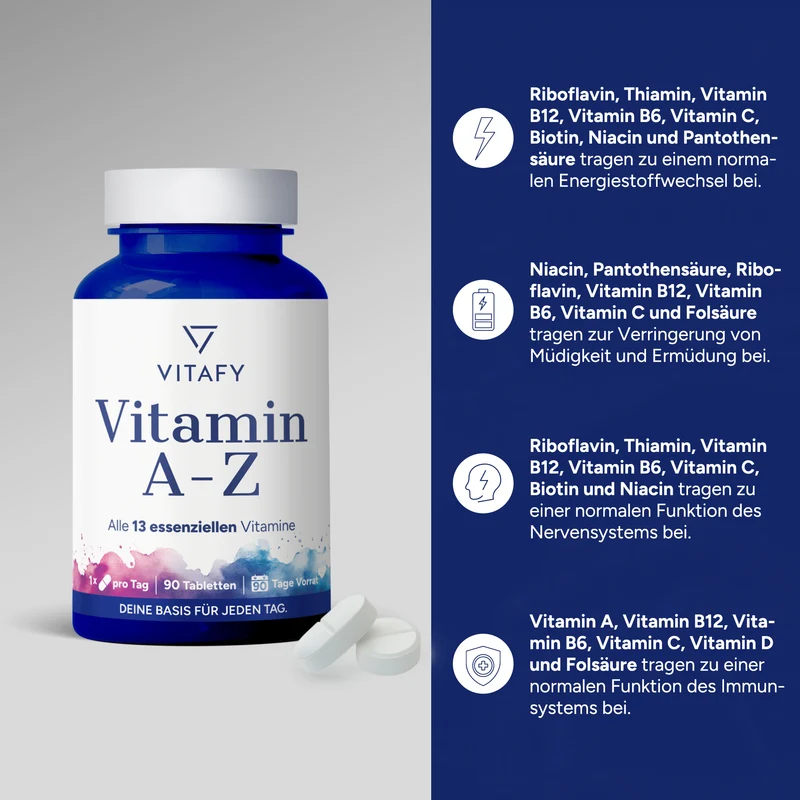 Vitamine A-Z (90 Tabletten)