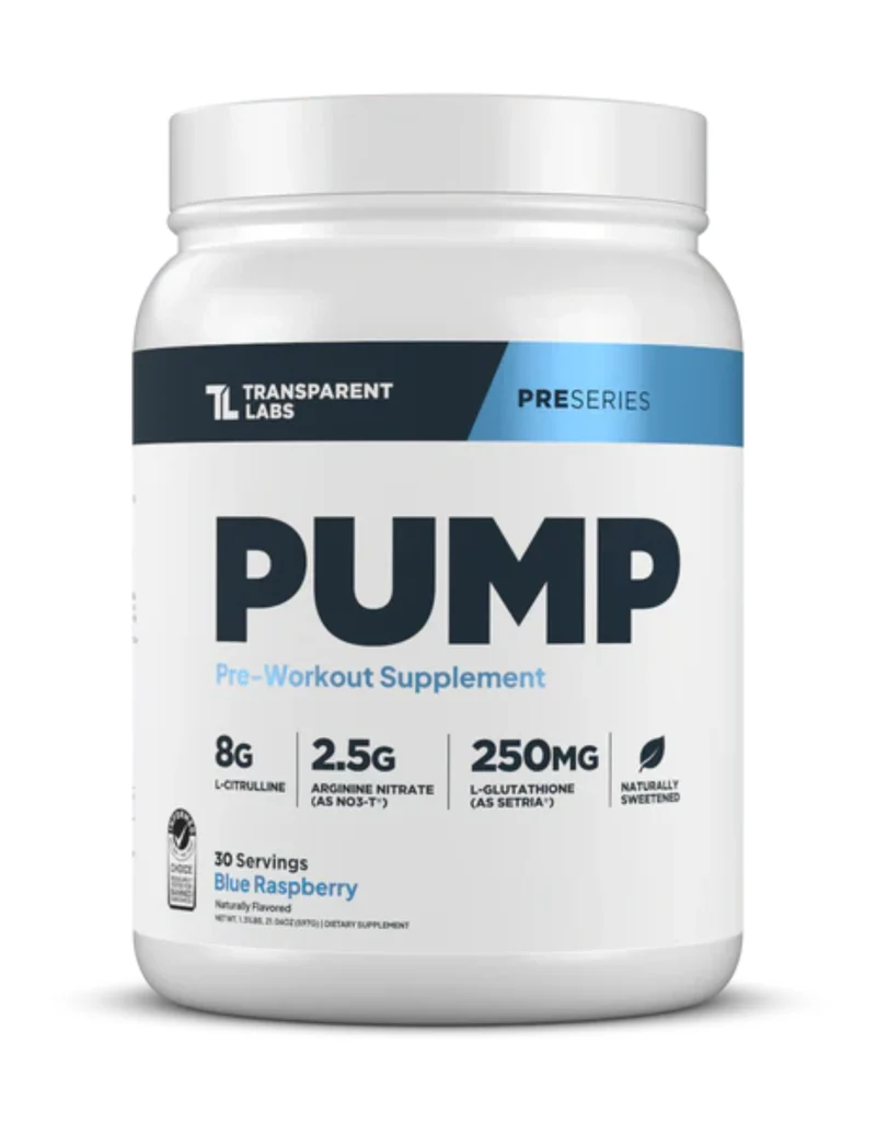 Transparent Labs PUMP Pre - Workout