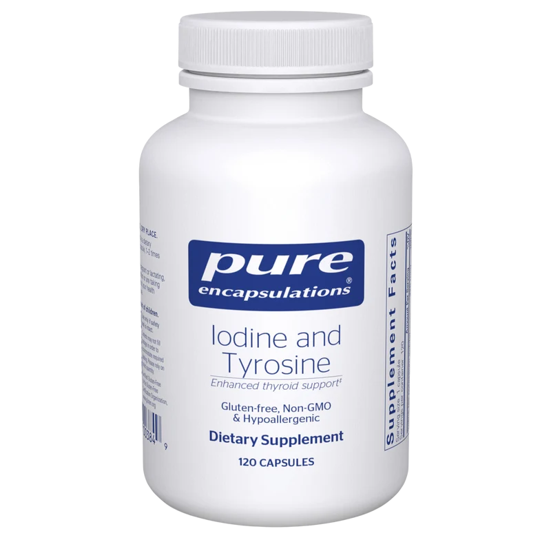Pure Encapsulations Iodine and Tryosine 120 capsules