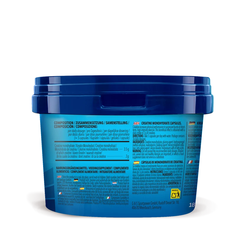 Creatine Monohydrate (180 Caps)
