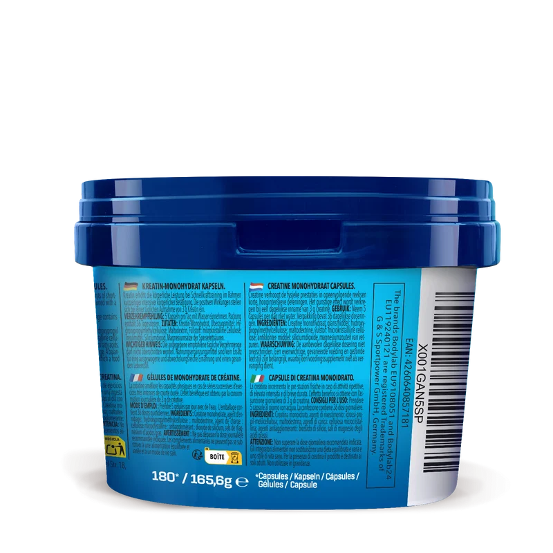 Creatine Monohydrate (180 Caps)
