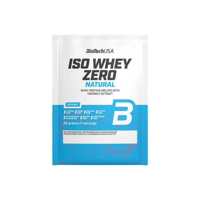 BioTechUSA Iso Whey Zero lactose free natural 25g