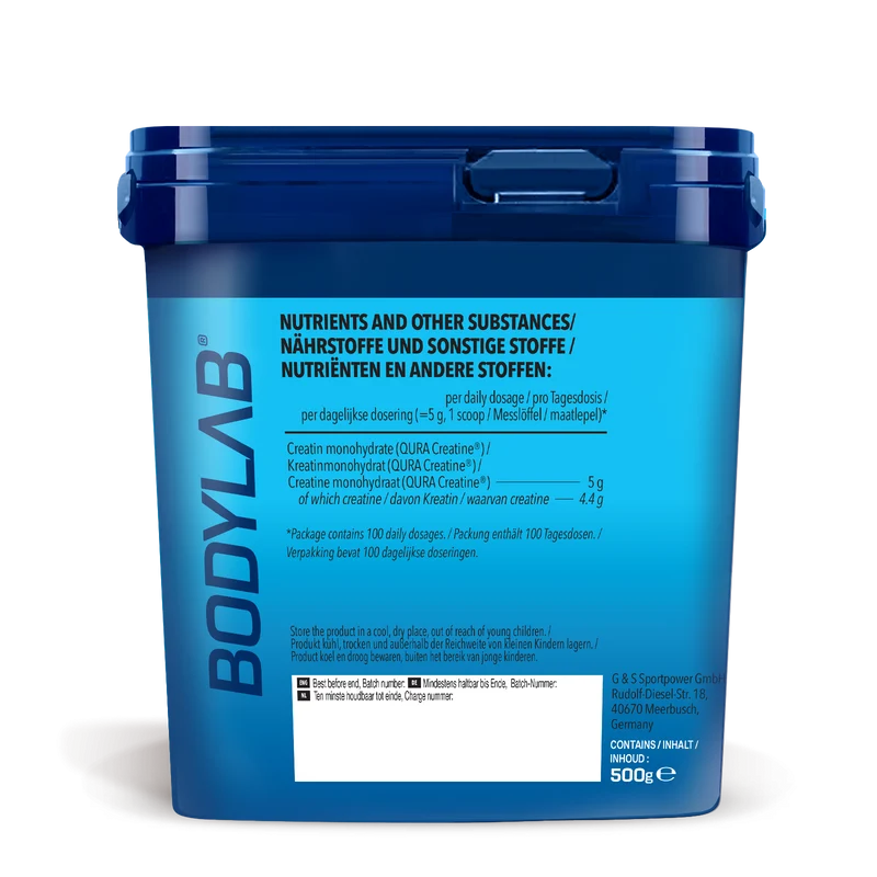 QURA Creatine ™ Monohydrate (500g)
