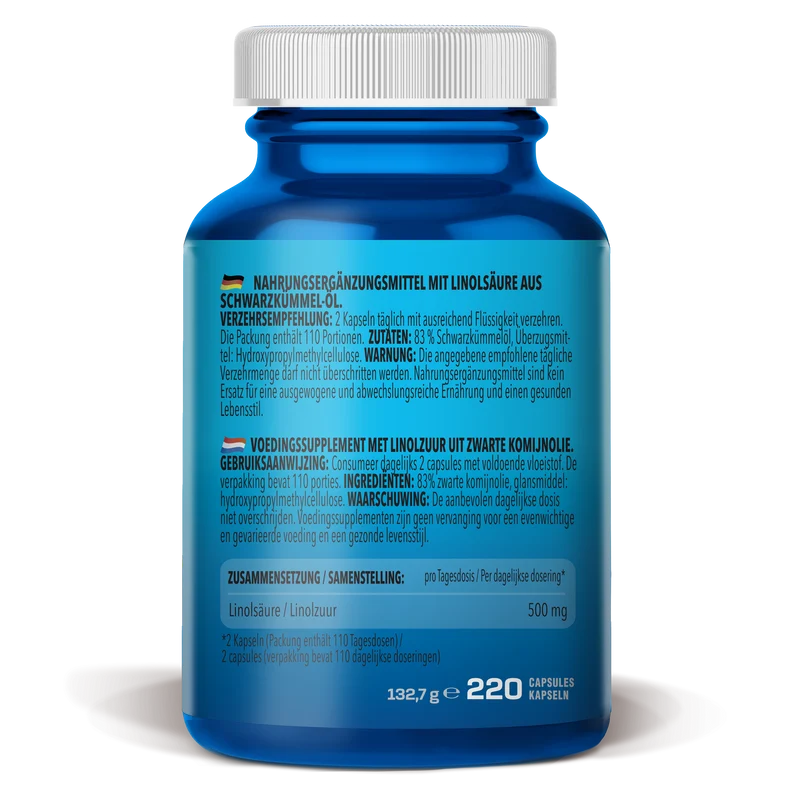 Schwarzkümmel Öl / Black Cumin Oil (220 capsules)