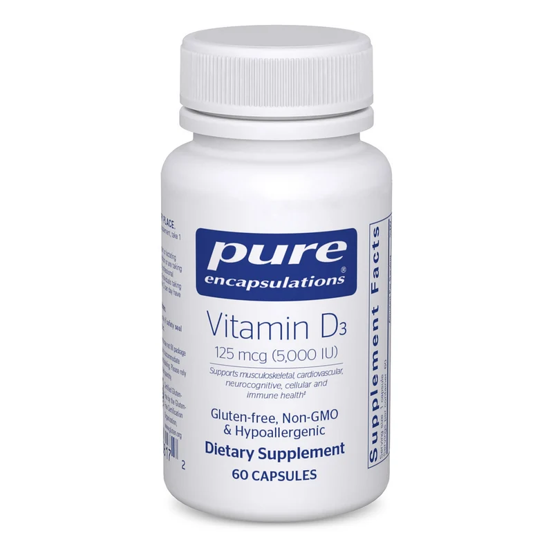 Pure Encapsulations Vitamin D3 5000iu 60ct
