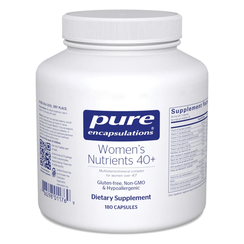 Pure Encapsulations Womens Nutrients 40+ 180ct