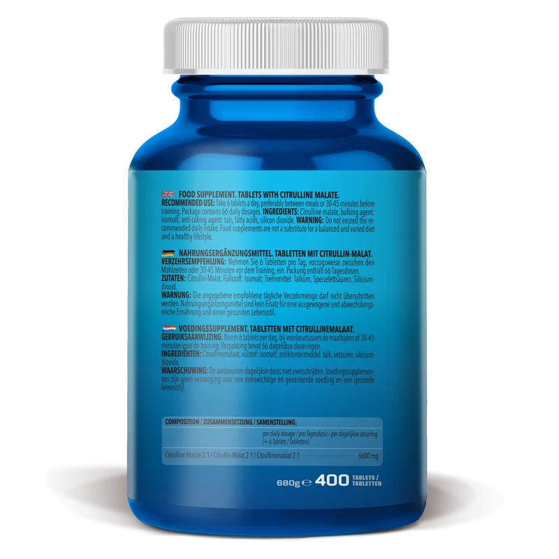 Citrulline Malate Pro (400 tabletten)