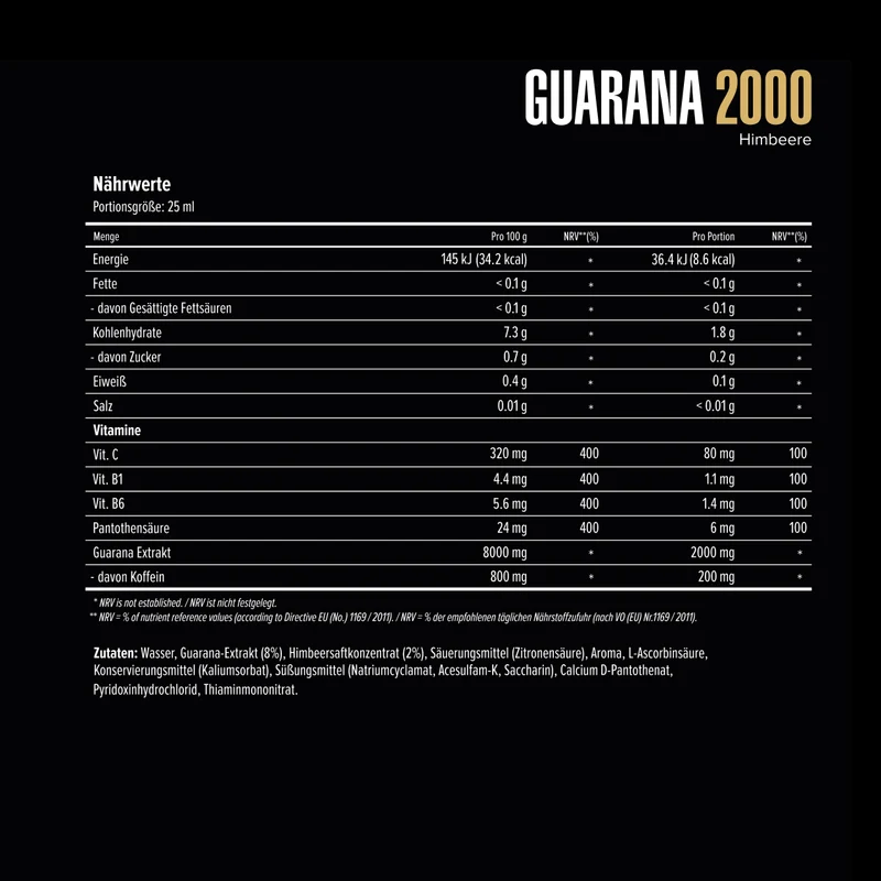 Guarana 2000 Shots