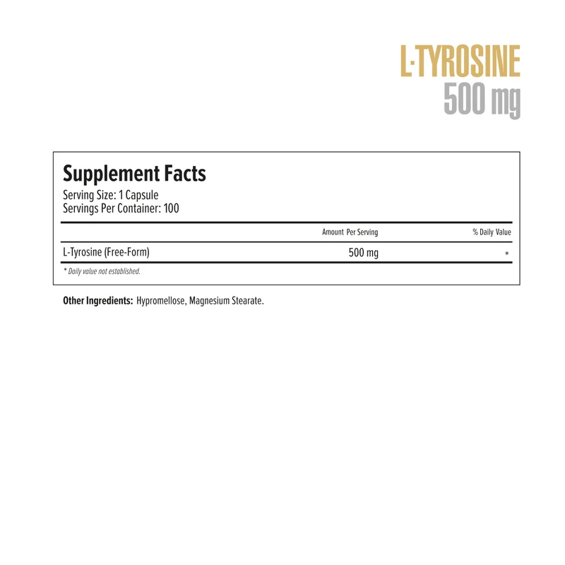 L-Tyrosine 500mg
